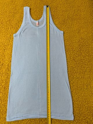 Camiseta interior azul años 80