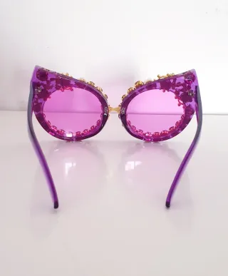 GAFAS DECORACIÓN RHINESTONE Y STRASS