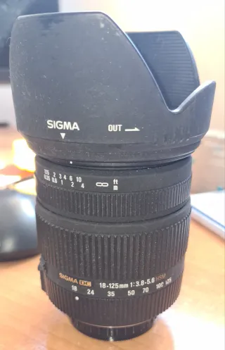 Objetivo Sigma DC 18-125mm f/3.8-5.6 HSM (Pentax)