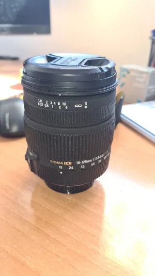 Objetivo Sigma DC 18-125mm f/3.8-5.6 HSM (Pentax)