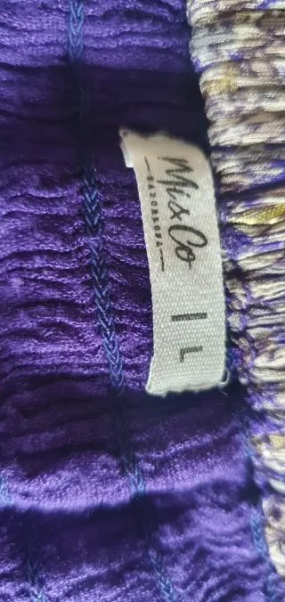 Falda larga estampada