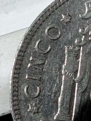 5 Pesetas 1949 Franco Caudillo España