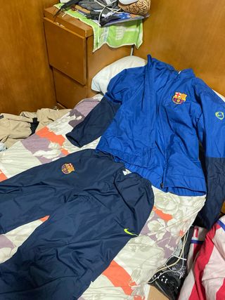 Conjunto FC Barcelona Nike Azul