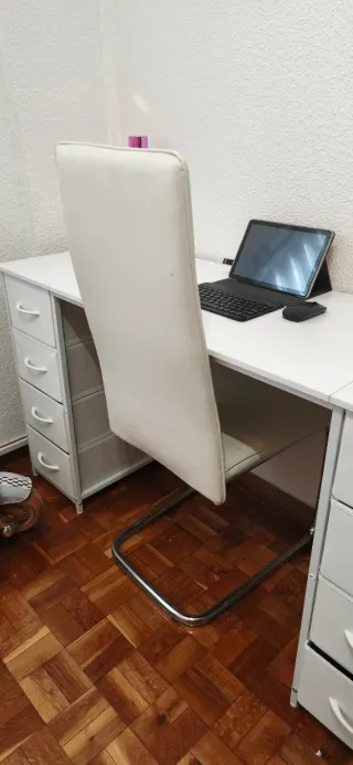 Sillas de comedor blancas