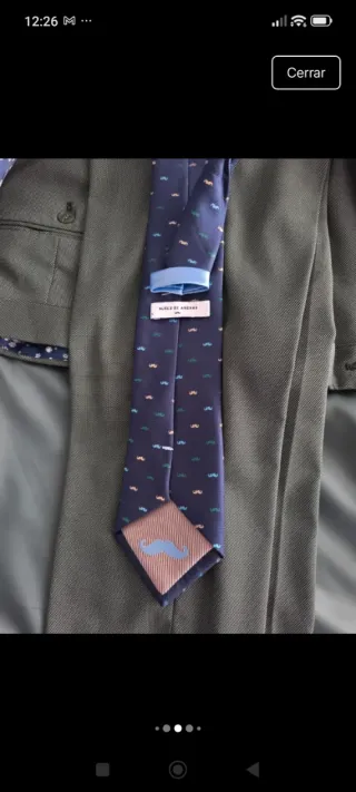 Traje NÚÑEZ DE ARENAS Hombre Azul/Verde