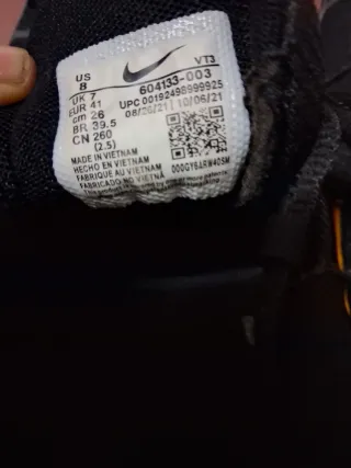 Nike TN Zapatillas Negras Naranja