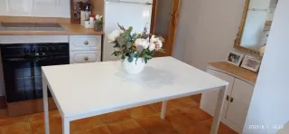 Mesa comedor Ikea Melltorp 125x75 cm.