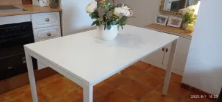 Mesa comedor Ikea Melltorp 125x75 cm.