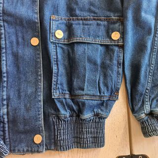 Bomber Liu Jo in denim blu