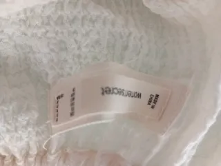 Vestido largo blanco con cuentas