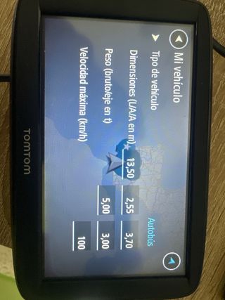 TomTom Camión/Autobús Navegador GPS