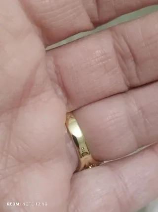 Anillo Bañado en Oro con Circonitas