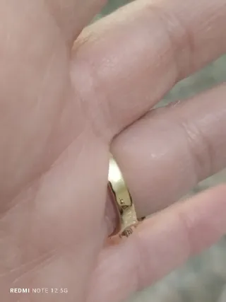 Anillo Bañado en Oro con Circonitas