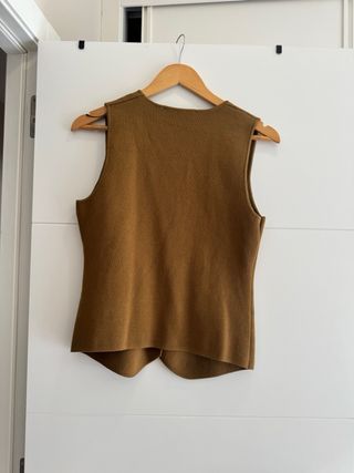 Chaleco Zara Marrón t . m