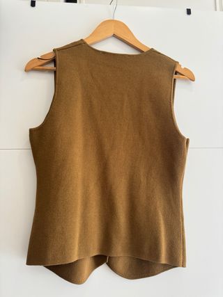 Chaleco Zara Marrón t . m