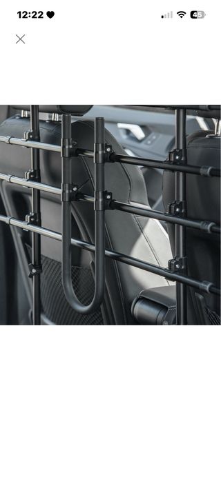 Separador Coche Mascotas Pawhut Negro