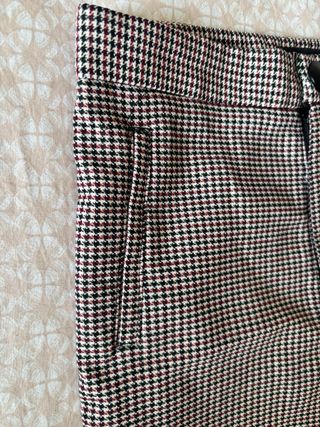 Pantalón Zara Cuadros Talla S