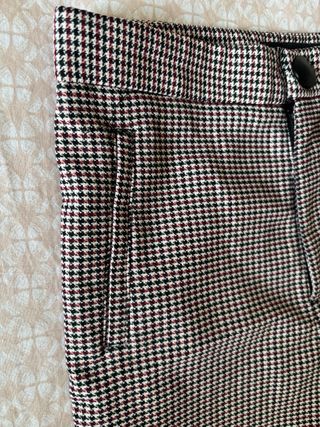 Pantalón Zara Cuadros Talla S