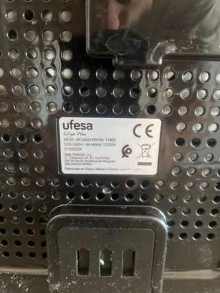 Freidora de aire Ufesa