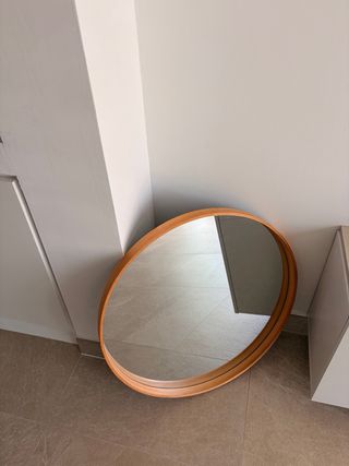 Espejo Redondo Madera Maison Du Monde