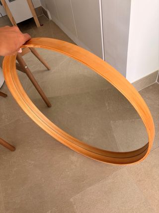 Espejo Redondo Madera Maison Du Monde