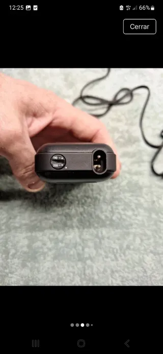 Maquinilla electrica afeitar Braun.