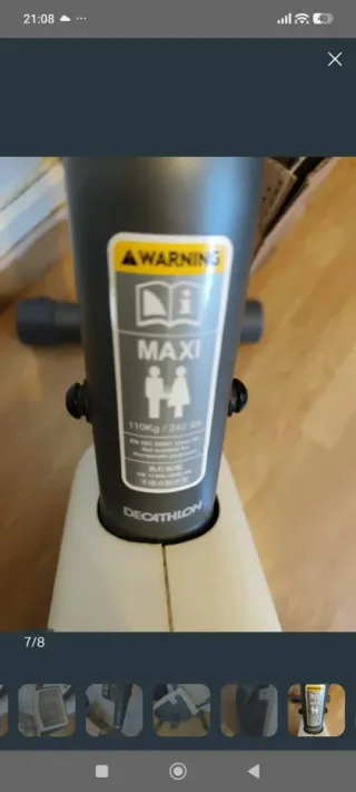 Bicicleta Estática VM 230 Domyos