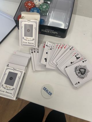Juego de Póker Profesional con Fichas y Cartas