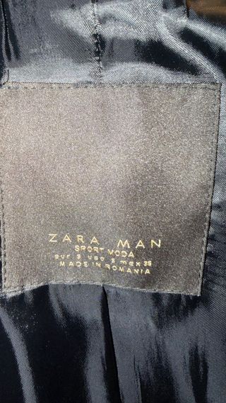 Abrigo 3/4 Zara Negro Talla S