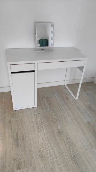 Tocador Ikea Micke Blanco+silla y espejo regalo