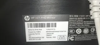 Monitor HP v27i FHD Negro