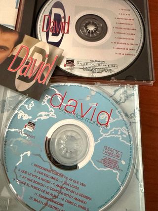 Lote 2 CDs David “Te Quiero” y “Entre Dos Mundos”