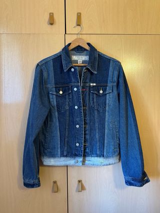 Chaqueta tejana Guess azul