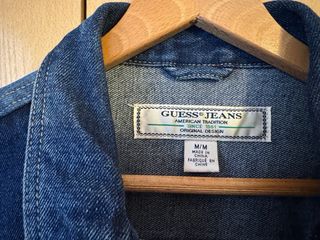 Chaqueta tejana Guess azul