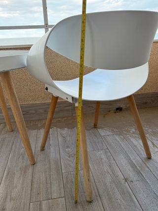 Conjunto mesa y 2 sillas exterior