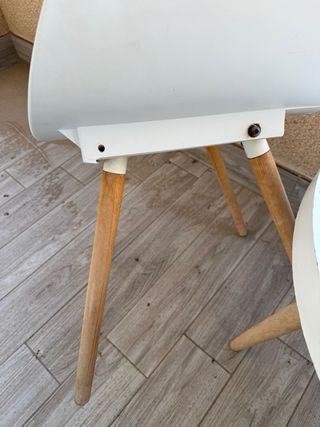 Conjunto mesa y 2 sillas exterior