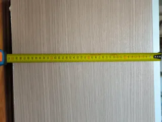 Mueble salón  color roble vitrina