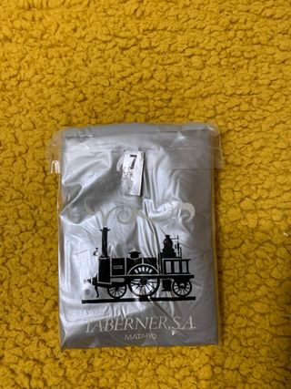 Camiseta interior amarilla años 80