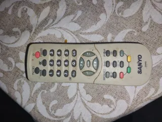 Televisión Sanyo Vintage Azul