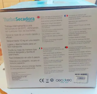 Secadora Portátil Cecotec TurboSecadora Compact
