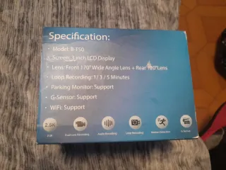 Cámara Dual Dash Cam