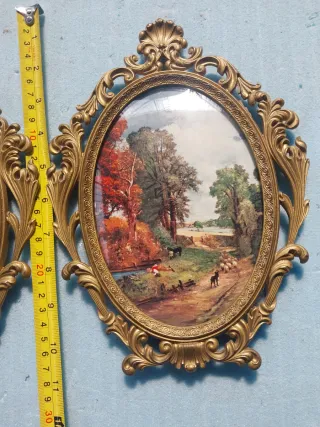 Cornici ovali in bronzo