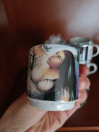 Juego 6 tazas y platos