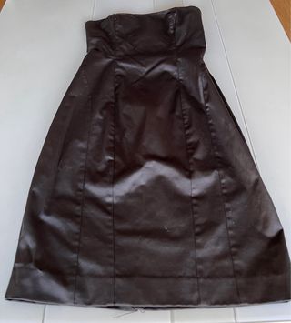 Vestido Negro Mango Talla M