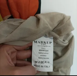 Abito lungo floreale Markup