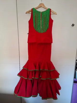 Traje de flamenca niña
