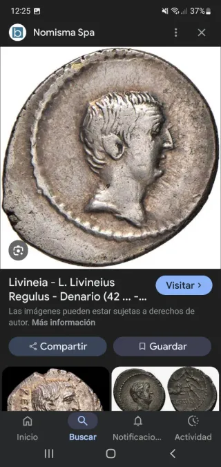 Denario Republicano Gens Livineia.