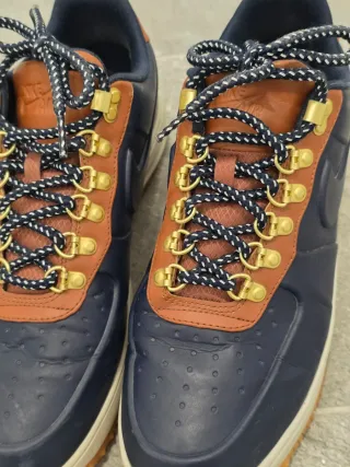 Nike Lunar Force 1 Duckboot Low Azul/Marrón