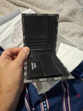 Cartera Guess Hombre Negra