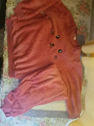 Pijama Mujer Semoná Rosa Peluche Talla XXL